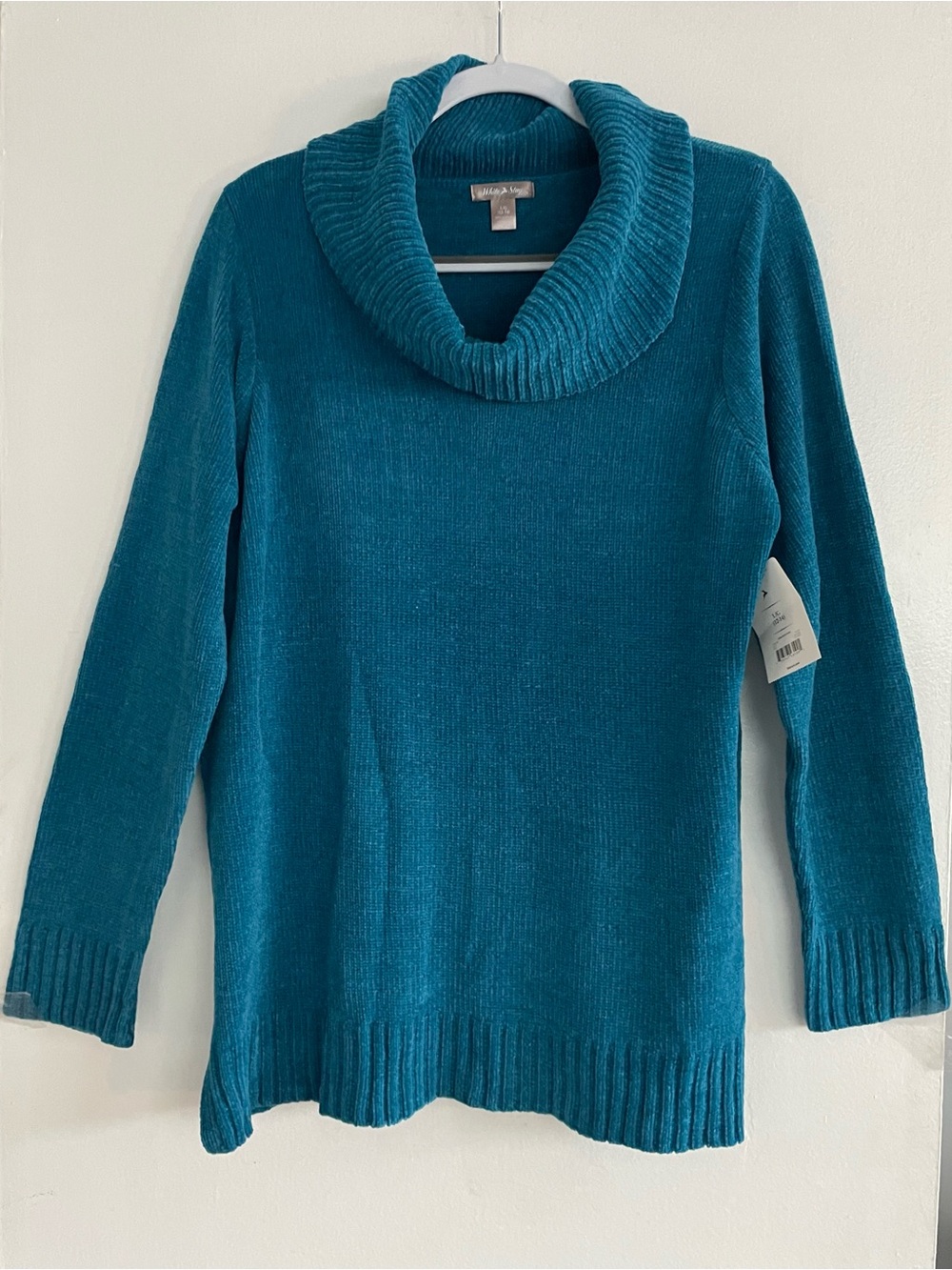 NWT White Stag Teal Cowl Neck Sweater Women’s Lg 12-14